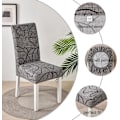 Miniatyrbilde 2 av 5: Stoltrekk, 6-pakning, Stretch, Avtakbare, Vaskbare, Korte, Beskyttelse for Spisestolputer, for Hotell, Spisestue, Seremonier