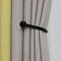 Miniatyrbilde 3 av 5: 2 Stykker Draperiholdere Dekorative Vinduskroker Gardinholdere Metall Gardinholdere Kroker for Tunge og Lette Gardiner Kroker - Svart