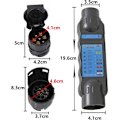 Miniatyrbilde 2 av 5: Tilhengerkontakt-Tester Lamper Kabling Krets Diagnostikverktøy (7-polet Tilhenger Tester + 2 x 7 13 Konverter)