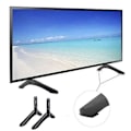 Miniatyrbild 1 av 5: Universal Svart TV-Stativ Basfäste Hållare för 32-65 Tums LCD-TV