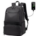 Miniatyrbilde 3 av 5: Skoleelev Ryggsekk College Bokveske Reiseveske Usb Lading Fjellklatring Computer Fritid Purple