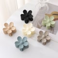 Miniatyrbilde 5 av 5: Hårspenner, 6 matte blomsterhårspenner, 6 farger