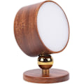 Miniatyrbillede 2 af 5: Magnetisk væglampe i træ, 360° roterbar LED væglampe USB genopladelige lamper batteridrevet dæmpbar lampe magnetisk skabslampe husholdningsli