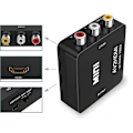Miniatyrbillede 5 af 5: RCA til HDMI Adapter - Analog til Digital Signalomformer, 1080p, Sort Black Svart