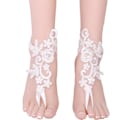 Pikkukuva 1 / 3: Flickor Bröllop Barfota Sandaler Spets Anklet Bröllop Prom