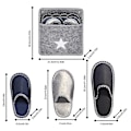 Miniatyrbilde 2 av 5: 6 par fleece-toffler Bærbare Vaskbare Engangs-antislip Toffler for Familie Spa Gjest Hotell Reise