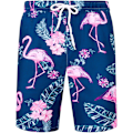 Pikkukuva 3 / 6: Miesten Havaiji-paita ja shortsit setti Regular Fit lyhythihainen rento funky ranta flamingo paita setti XL XL Blue Flamingo