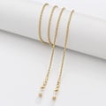 Pikkukuva 5 / 5: (4 kpl) Silmälasiketju, Elegant Aurinkolasiketju, Hopea Rose Gold Ei