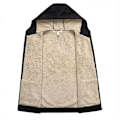 Miniatyrbillede 3 af 4: Hættetrøjer til kvinder Vinter Fleece Sweatshirt - Fuld lynlås Tyk Sherpa Foret