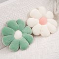 Miniatyrbilde 1 av 5: 2 blomsterputer - Green & White Daisy Flower Formed Throw Arrow