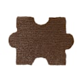 Miniatyrbild 1 av 3: Modern enkel hel täckande skarvning vardagsrumsmatta hushålls flockning sovrum säng filt Dark Brown 30*40cm