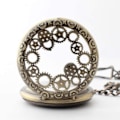 Miniatyrbillede 3 af 5: Retro Steampunk-ur med romerske og arabiske tal