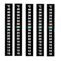 Miniatyrbillede 1 af 5: 5-pak Traditionelle Digitale Klistertermometre med Celsius-system