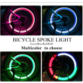 Miniatyrbilde 3 av 3: 4 x LED sykkelhjullys, vanntett med 3 blinkende moduser Blue