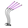 Växtlampa / växtbelysning med 4 flexibla LED lysrör 1-pack