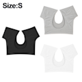 Miniatyrbillede 2 af 5: 3 stk Underarm svedvest Underarm puder Armhule svedbeskyttelse S