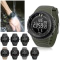 Miniatyrbild 1 av 2: Watch Vattentät Sport Militär Analog Quartz LED Digital Armbandsur Khaki
