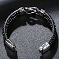 Miniatyrbillede 7 af 10: To My Son Armbånd Armbånd Mor og Søn Forever Linked PU Leath