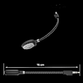 Miniatyrbillede 3 af 5: Erstatning for Logitech G Pro X Blue Icepop Kondensatormikrofon til Headset