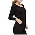 Miniatyrbild 3 av 5: Mode Silk Damer Thermal Underwear Sets | Silk Long Johns för kvinnor | Silk långa underkläder set
