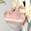 Miniatyrbilde 3 av 6: Sportbag med skofack og våtfack, unisex Pink