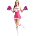 Pikkukuva 2 / 3: Lasten jalkapallo vauvan cheerleading-asut esiintymisasut Ruusunpunainen Rose red 150cm