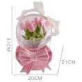 Miniatyrbilde 8 av 8: Håndlaget tulipan nattlys: Skap en romantisk atmosfære i soverommet ditt med denne DIY rosa sengelampen