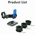 Miniatyrbilde 1 av 3: Quad Lock Smartphoneholder for Motorsykkelstyre