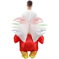 Miniatyrbillede 4 af 7: Oppustelig Dragt Oppustelig Kyllingedragt til Fest Halloween Jul Cosplay Voksenstørrelse F&Q voksen adult rainbow