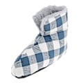 Miniatyrbild 4 av 4: Soft Duck Down Tofflor Vintervarm Camping Tent Foot Booties Blå Vit M Blue White M
