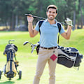 Pikkukuva 2 / 2: Golfin puhdistusliina sisäänvedettävällä vetonarulla mailien puhdistamiseen Blue