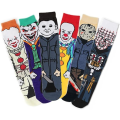 Miniatyrbild 3 av 3: Halloween strumpor, 1 par roliga Halloween strumpor C