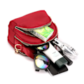 Miniatyrbilde 4 av 5: Damemote Glidelås Crossbody Veske Mini Multifunksjonell Skulderveske