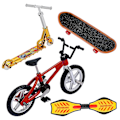 Pikkukuva 1 / 5: 1 sarja Mini Finger Lelut Finger Skateboard Polkupyöräskootteri Finger Spo