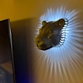 Pikkukuva 3 / 6: 3D Creative seinävalaisin 3D Eagle seinävalaisin 3D Lion seinävalaisin 3D pöllö seinävalaisin lion