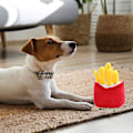 Miniatyrbild 5 av 6: Pet Plysch tuggleksak Hundleksak resistent mot tuggande molarer för att lindra tristess pommes frites form