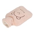 Miniatyrbilde 4 av 8: 1000 ml søt bjørnestil fortykket PVC varmtvannsflaske med trekk - ideell for hjem, kontor og vinterbruk