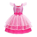 Miniatyrbillede 1 af 6: Pigers Barbie Tutu Kjole Småbørn Børn Tyl Festkjoler til Fødselsdags Outfit Halloween Særlig Lejlighed 4-9 År 140cm