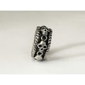 Miniatyrbild 2 av 5: Cool Silver Ring med flera Döskallar / Dödskallar - Stl 21 Silver