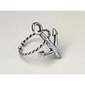 Miniatyrbild 3 av 5: Retro Silver Ring med Ankare - Symbol för Hopp - Justerbar Silver one size