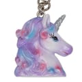 Miniatyrbild 1 av 2: Nyckelring med Unicorn / Enhörning i Olika Pastellfärger multifärg