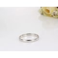 Miniatyrbild 2 av 4: Slät Blank Rundad Silver Ring i Rostfritt Stål - 3 mm - Stl 22 Silver