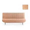 Miniatyrbild 1 av 4: Couchöverdrag Clic-Clac Multi-elastisk Roque E01 Beige. SAMMANSÄTTNING: 55% Polyester - 35% Bomull - 10% Elastomer.