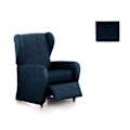 Miniatyrbild 1 av 4: Roque 1-sits Relax Multielastiskt fåtöljöverdrag E03 Blå (60-85cm) SAMMANSÄTTNING: 55% Polyester - 35% Bomull - 10% Elastomer