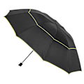Pikkukuva 1 / 4: Sateenvarjo, Kompakti - 130 cm - Musta / Keltainen Black