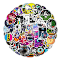 Pikkukuva 1 / 4: Mega Pack -tarroja - avaruusmatkailu Multicolor
