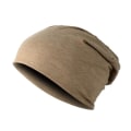 Miniatyrbillede 1 af 3: Tynd hue i poset stil - Lysebrun Light brown one size