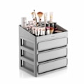 Miniatyrbillede 3 af 8: Makeup opbevaring - 3 æsker - 9 rum - grå Grey