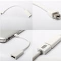 Miniatyrbillede 4 af 4: Adapter, HDMI til Mini DisplayPort White