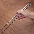 Miniatyrbild 6 av 7: Långa Ätpinnar / Chopsticks i Rostfritt Stål - 38 cm Silver